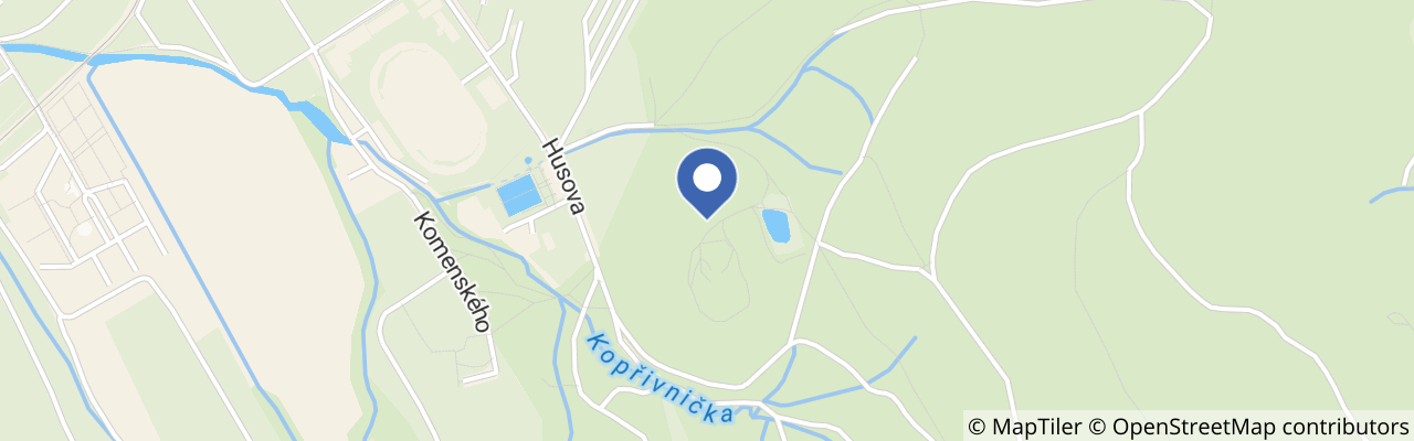 Mapa - Hrad Šostýn