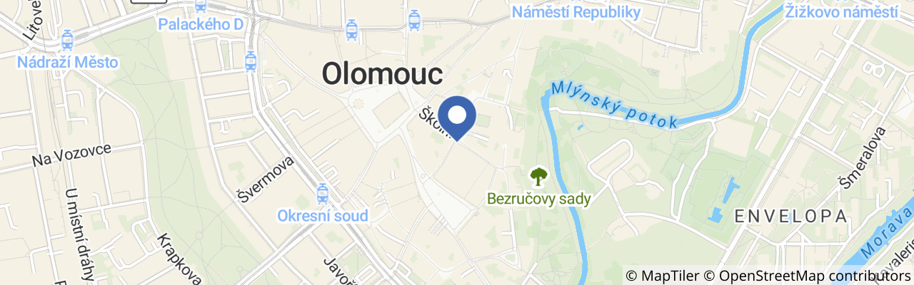 Mapa - Kavárna V lese