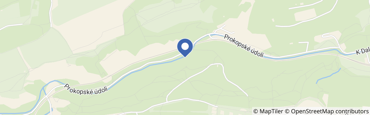 Mapa - Prokopské údolí