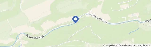 Mapa - Prokopské údolí