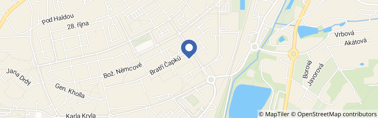 Mapa - Kavárna Motýlek