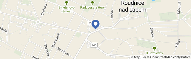 Mapa - café Ve městě