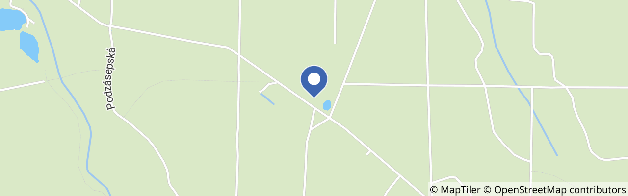 Mapa - Domeček u pěti ježků a broukoviště