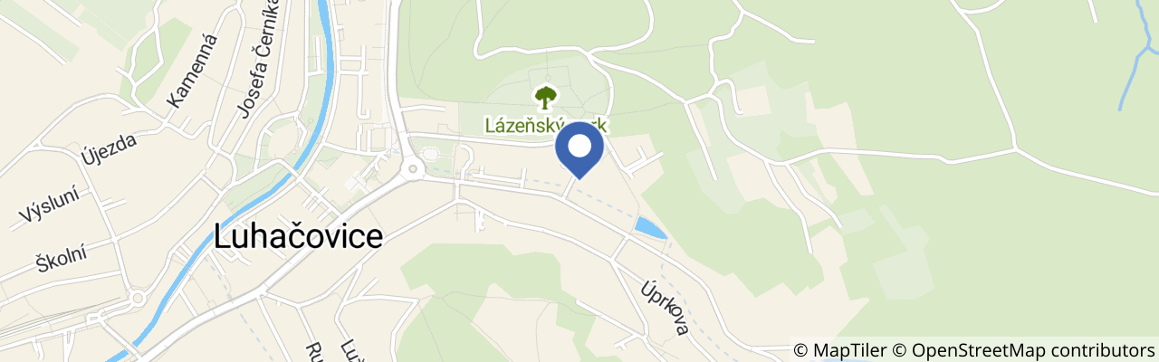 Mapa - Trasa ptačích krmítek a budek