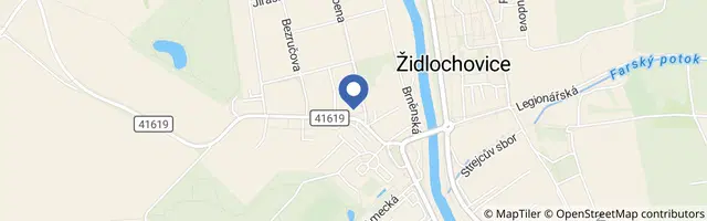 Mapa - Zámecký park Židlochovice