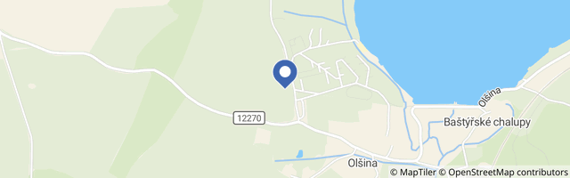 Mapa - Naučná stezka Olšina