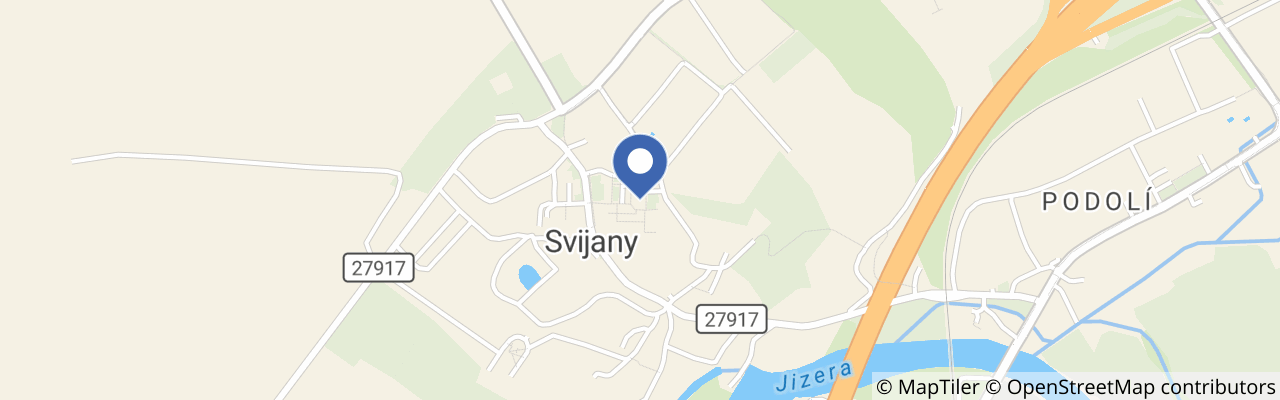 Mapa - Hotel & Zámek Svijany