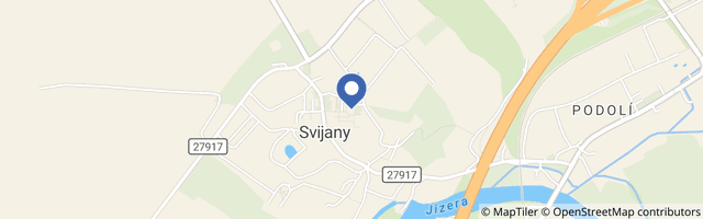 Mapa - Hotel & Zámek Svijany