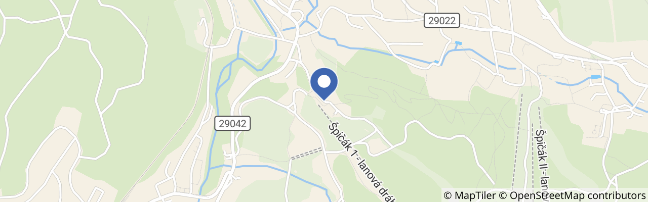 Mapa - Skiaréna Jizerky - Tanvaldský Špičák