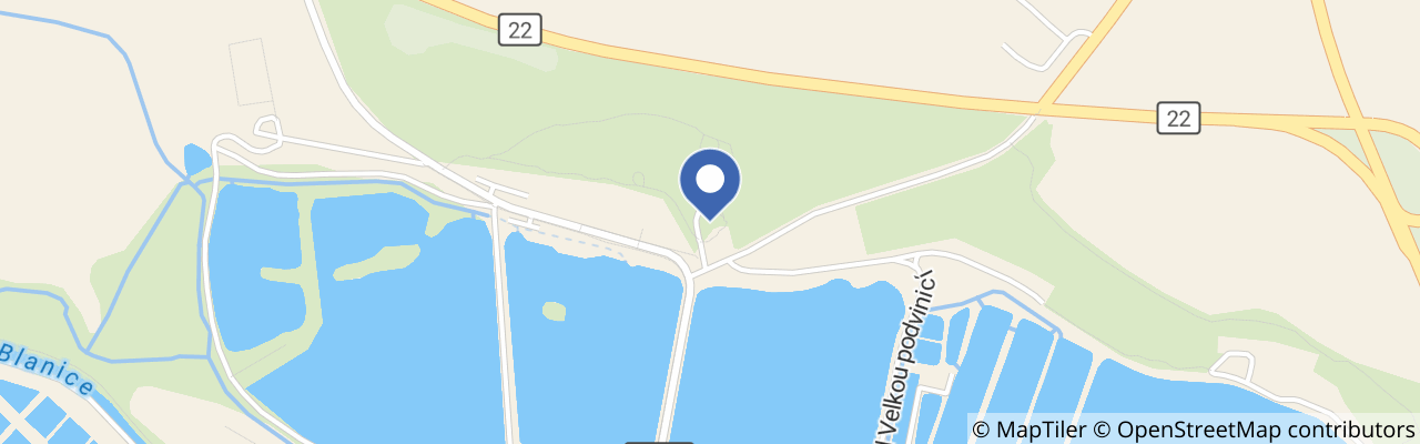 Mapa - Stezka čápa Vodňana