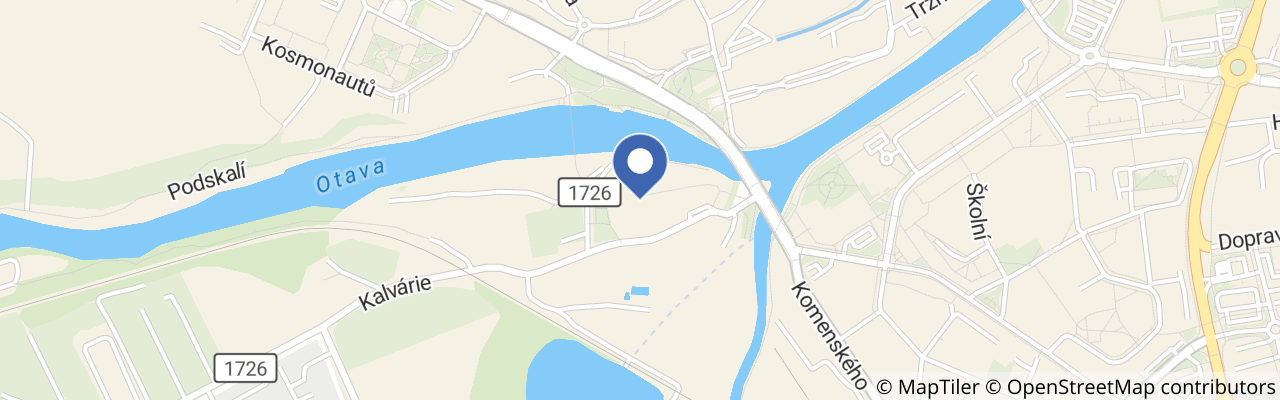 Mapa - Hrad Strakonice