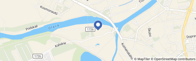 Mapa - Hrad Strakonice