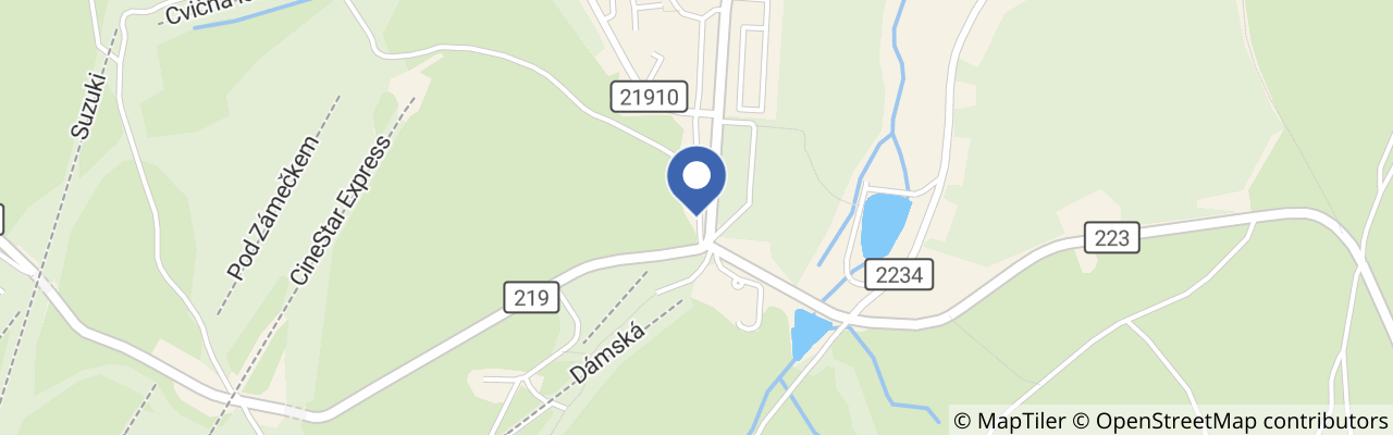 Mapa - Sportcentrum Klínovec v létě