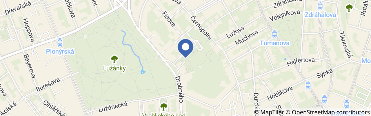 Mapa - Vila Löw-Beer