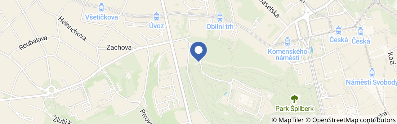 Mapa - Dětské hřiště Gorazdova