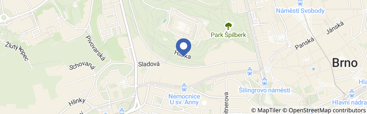 Mapa - Dětské hřiště Pelicova