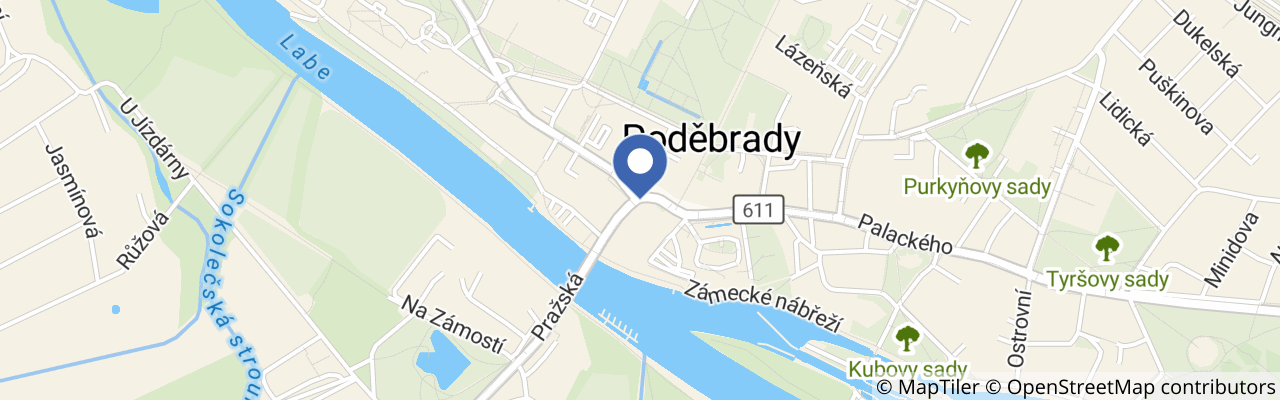 Mapa - Cukrárna U Reinvaldů