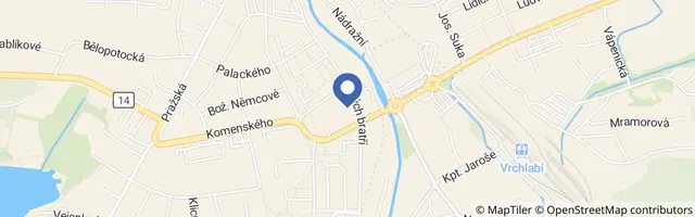 Mapa - Dětské hřiště ve Farní zahradě