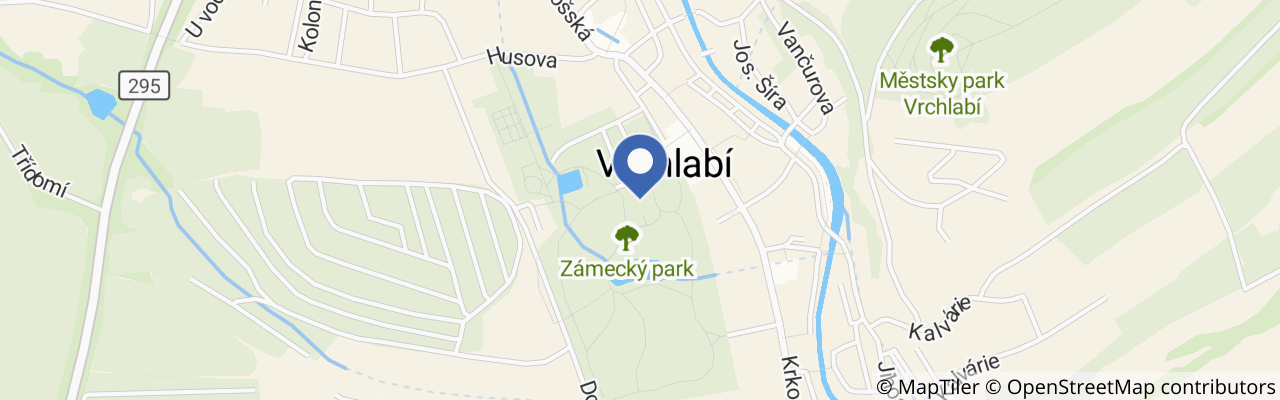 Mapa - Zámek Vrchlabí