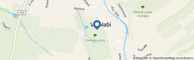 Mapa - Zámek Vrchlabí
