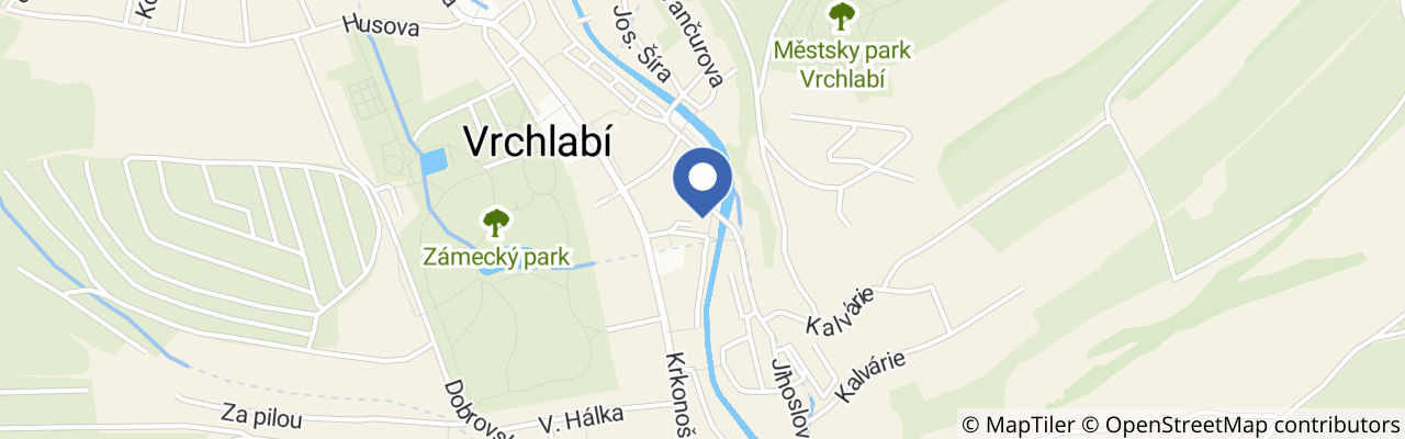 Mapa - Dům se sedmi štíty