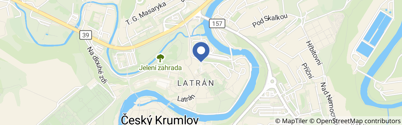 Mapa - Kláštery Český Krumlov