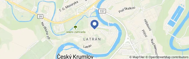 Mapa - Kláštery Český Krumlov