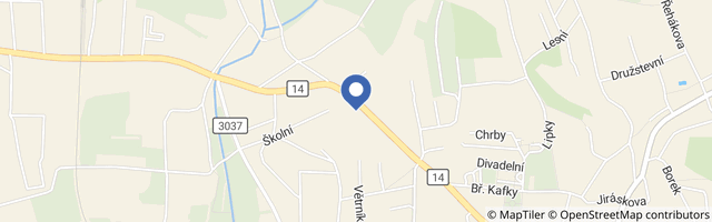 Mapa - Zahradní kavárna a zahradnictví TREES