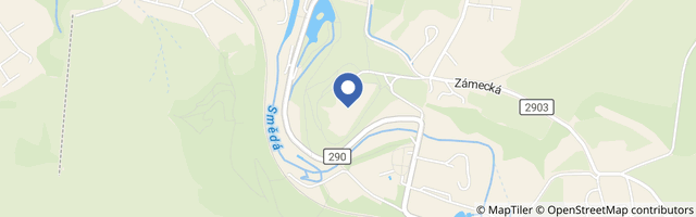 Mapa - Hrad a zámek Frýdlant