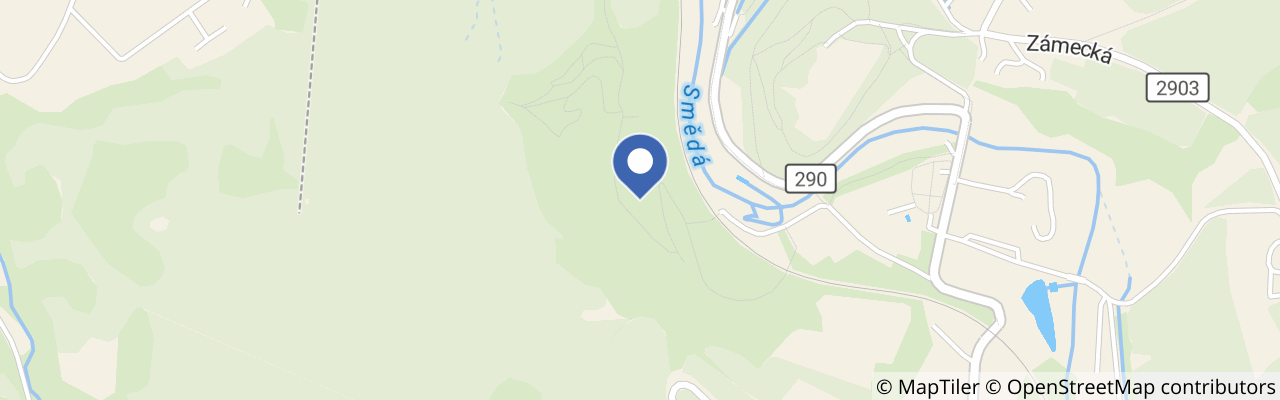 Mapa - Lesní naučná stezka