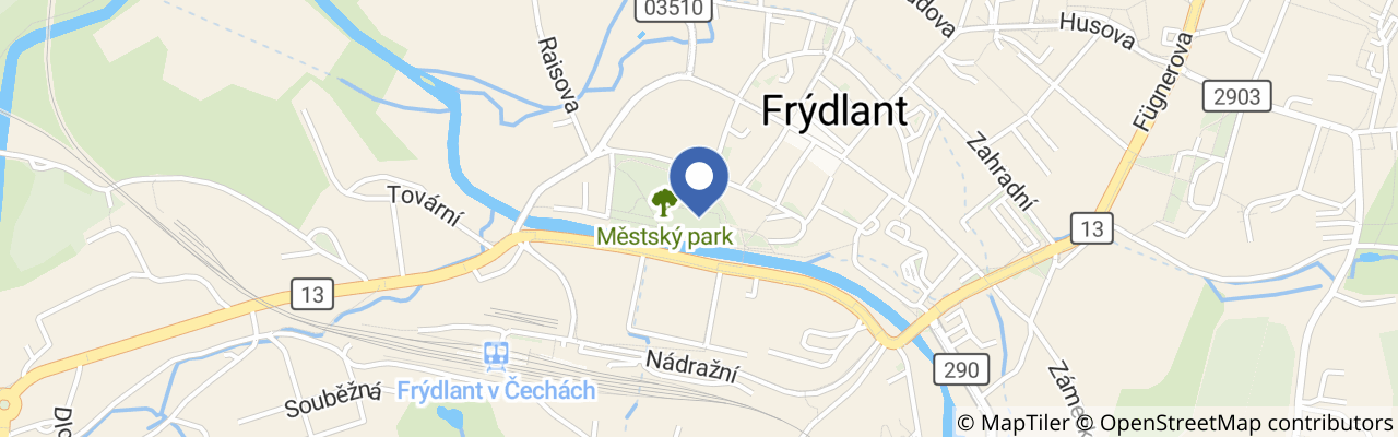 Mapa - Dětské hřiště Komenského