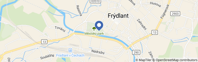 Mapa - Dětské hřiště Komenského