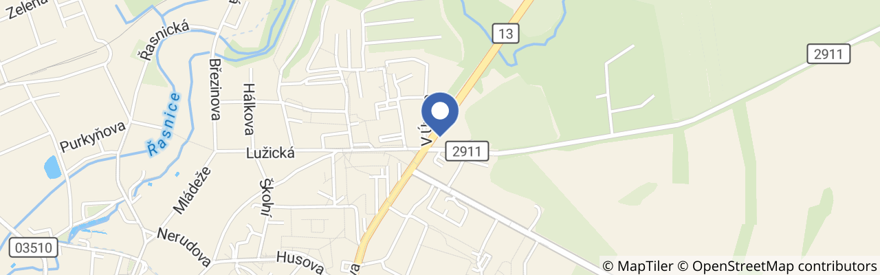 Mapa - Restaurace Na Rozcestí