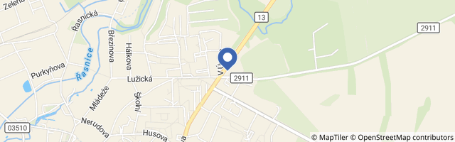 Mapa - Restaurace Na Rozcestí