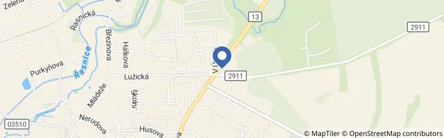 Mapa - Restaurace Na Rozcestí