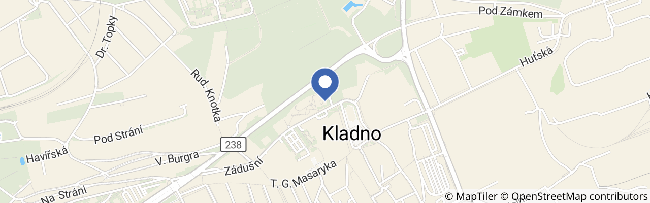 Mapa - Kladenský zámek - expozice Zdeněk Miler nejen Krtek