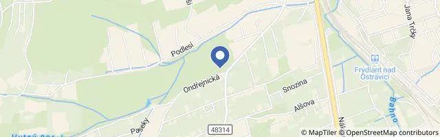 Mapa - Lesní stezka Vyhlídka
