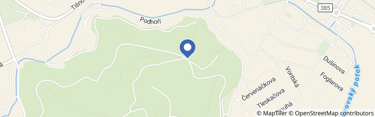 Mapa - Kuřimská hora