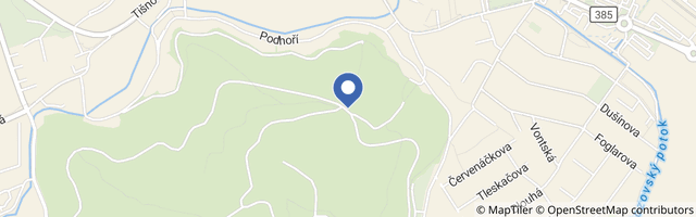 Mapa - Kuřimská hora