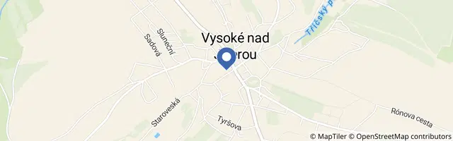 Mapa - Cukrárna U Bachtíků