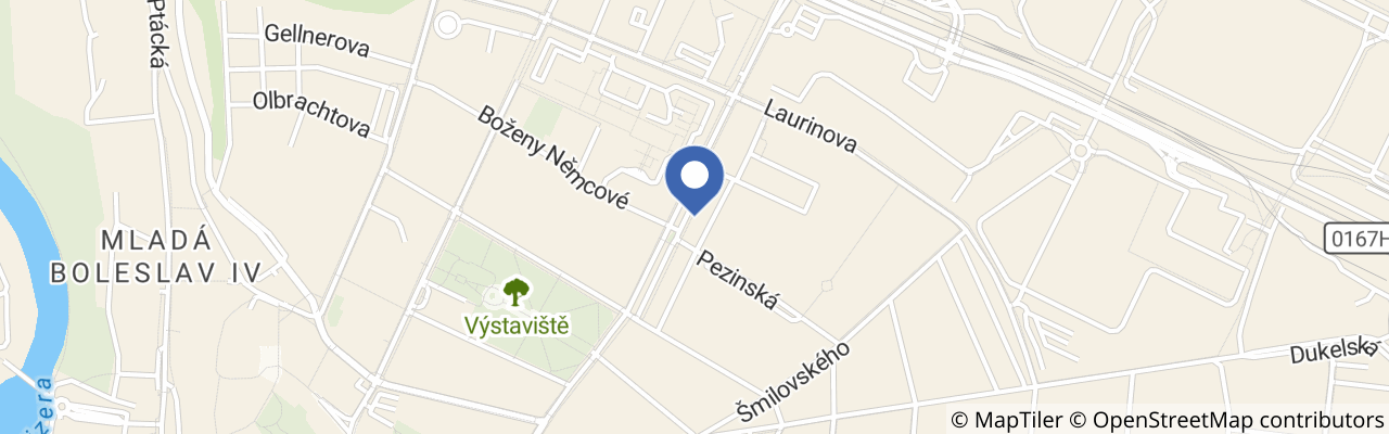 Mapa - Master Escape Mladá Boleslav