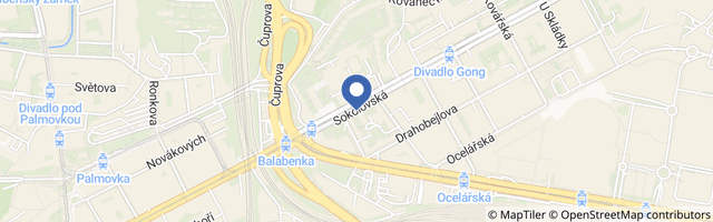 Mapa - Film legends muzeum Praha