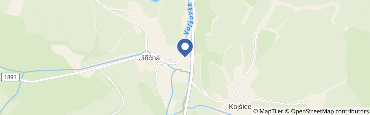 Mapa - Outline Centrum Jiřičná