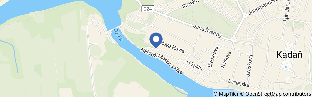 Mapa - Nábřeží Maxipsa Fíka