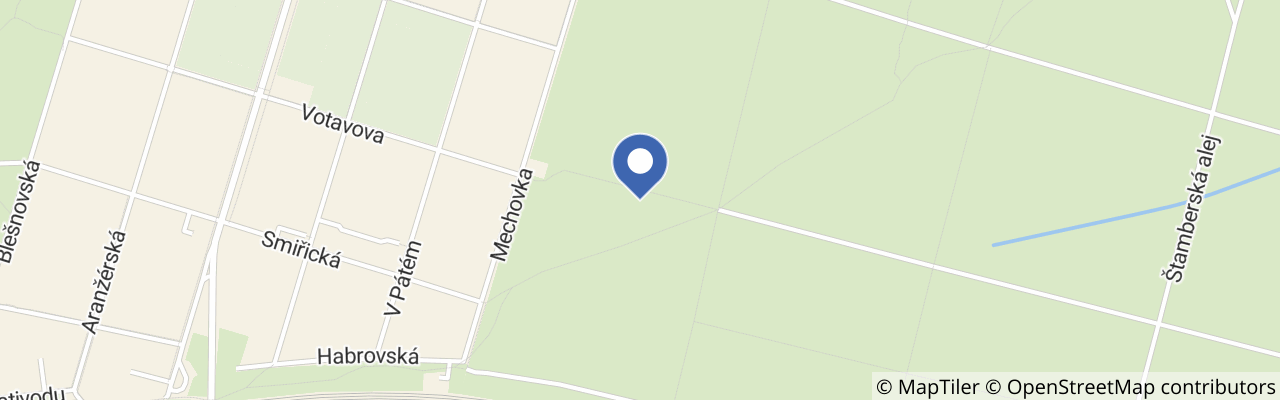 Mapa - Klánovický les