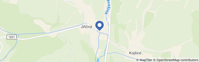 Mapa - Outline Penzion Tvrz