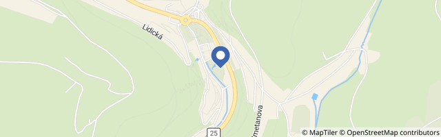 Mapa - Lázeňský park Jáchymov