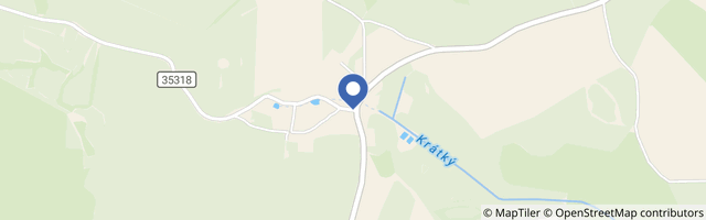 Mapa - Krátká - vesnická památková rezervace