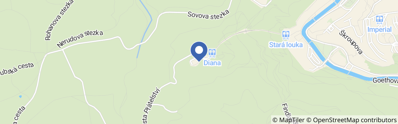 Mapa - Papilonia Karlovy Vary