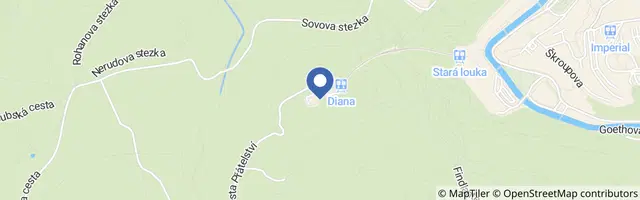 Mapa - Papilonia Karlovy Vary